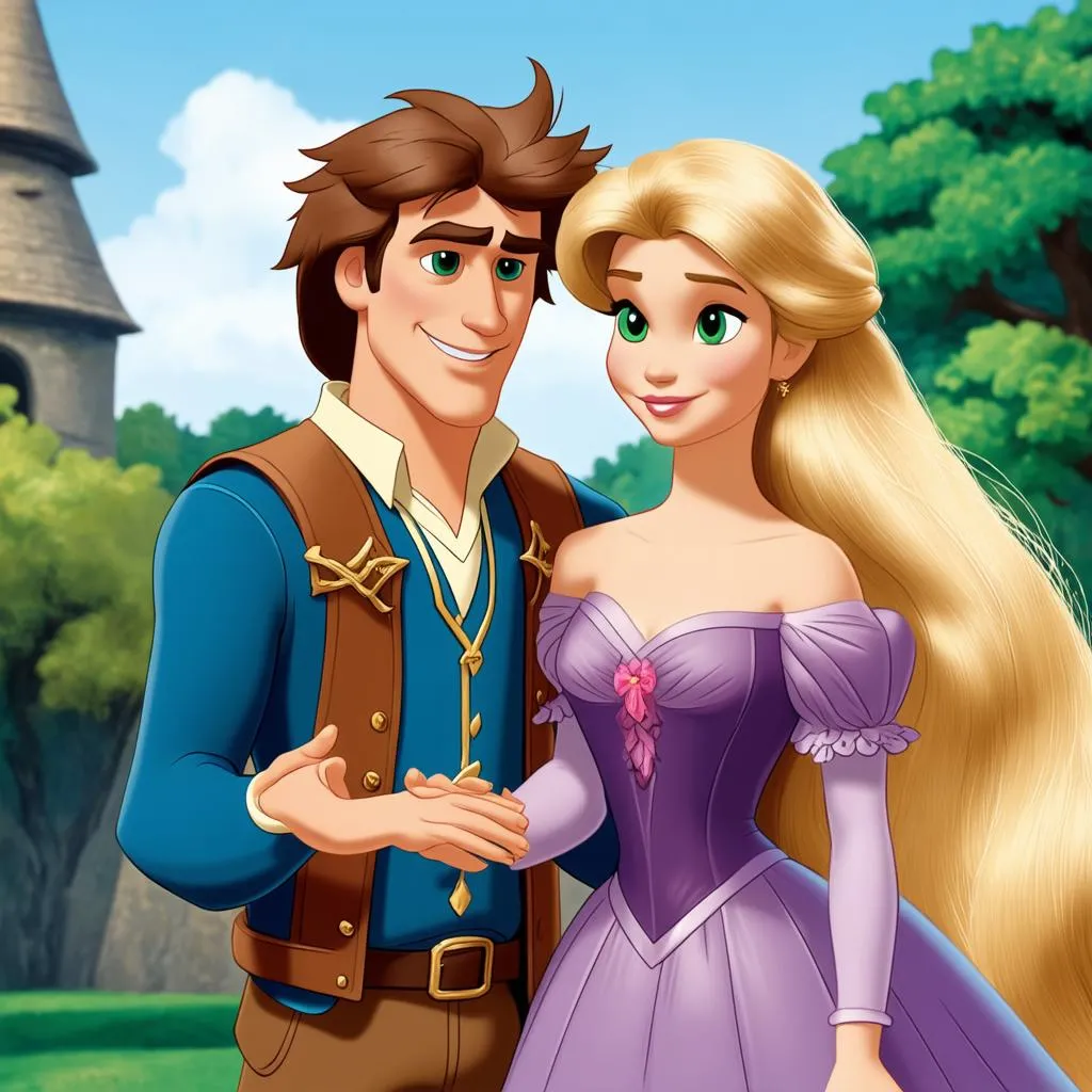 Công chúa Rapunzel và Flynn Rider