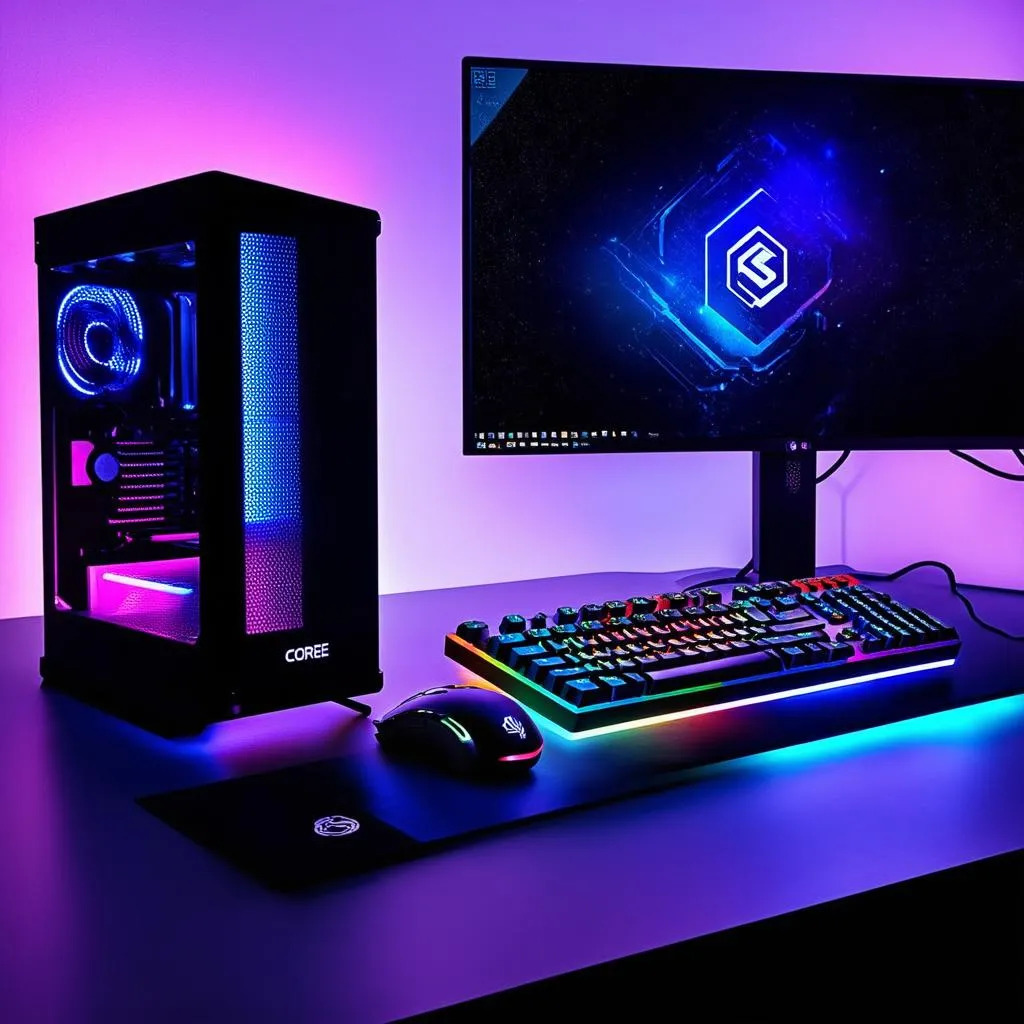 Gaming setup with Core i5 CPU