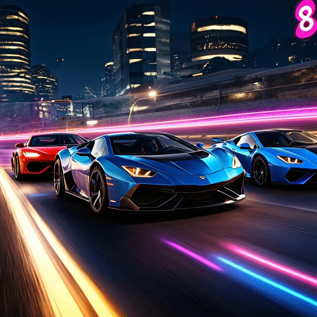 Race in Asphalt 8 Mod Game