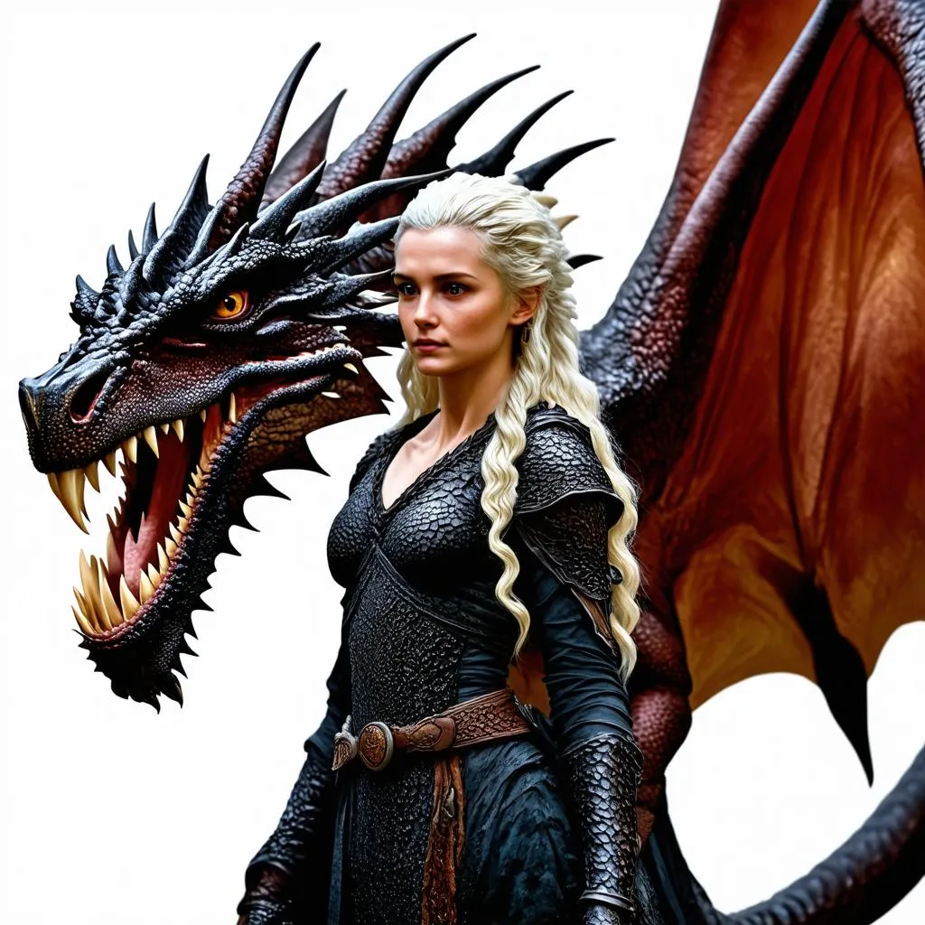 Daenerys Targaryen và con rồng