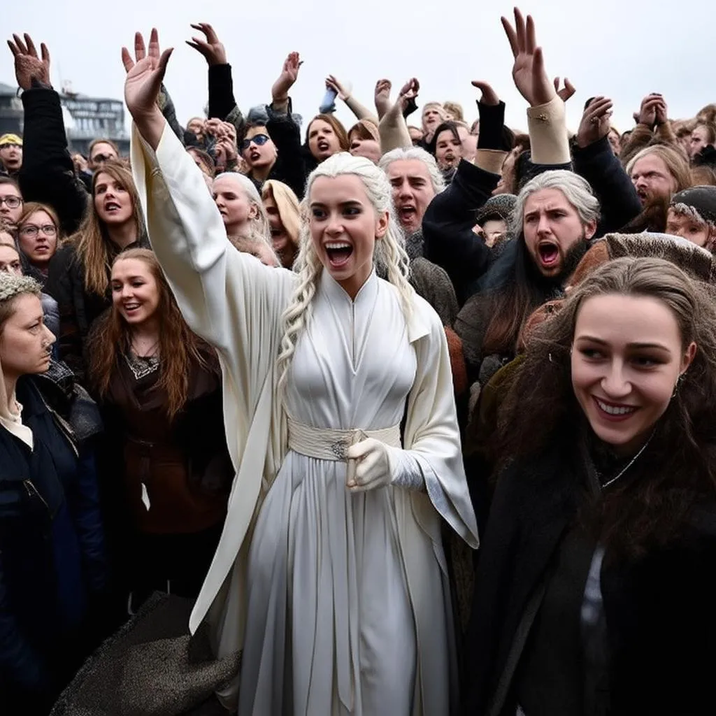 daenerys targaryen và người dân