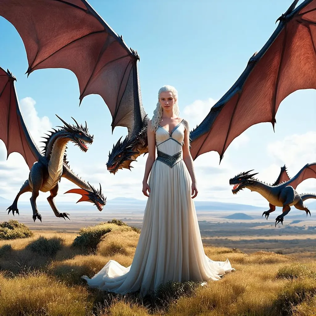 Daenerys Targaryen và Rồng