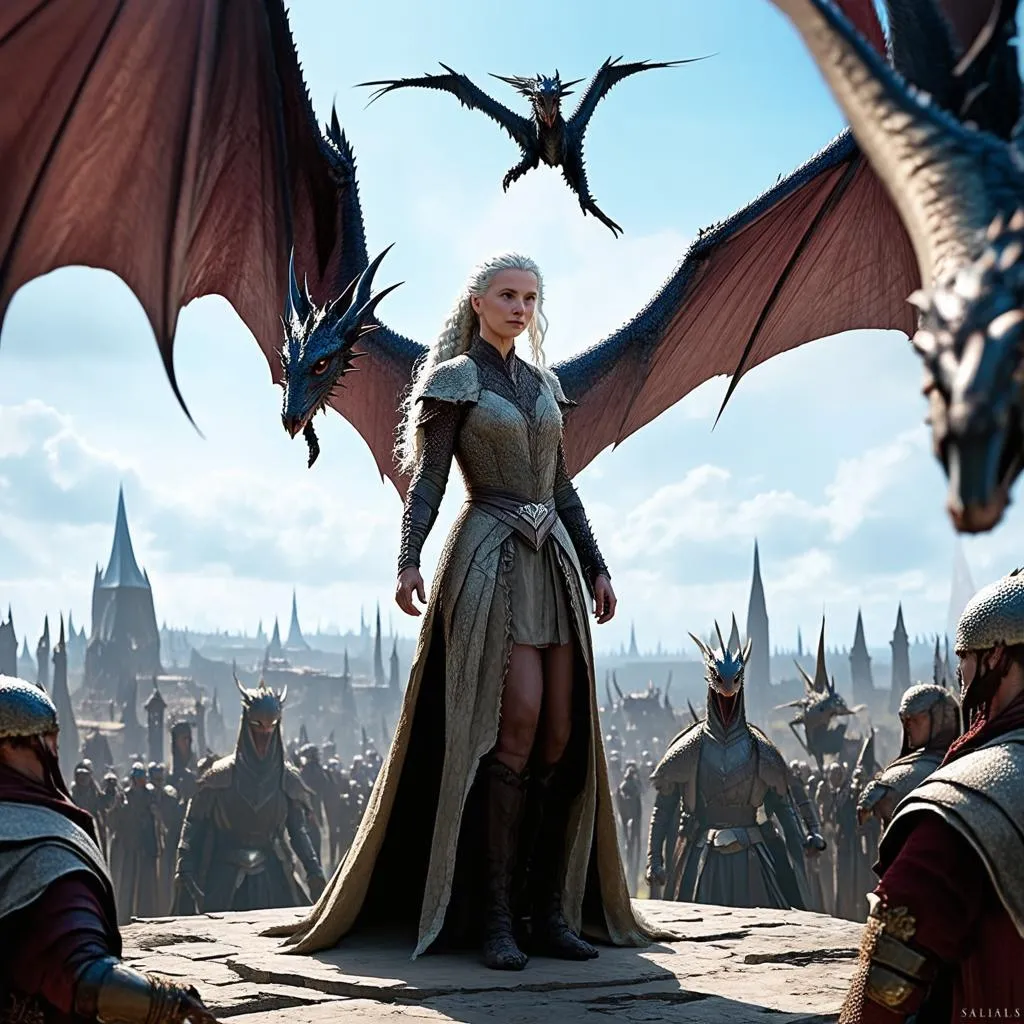 Daenerys Targaryen và rồng