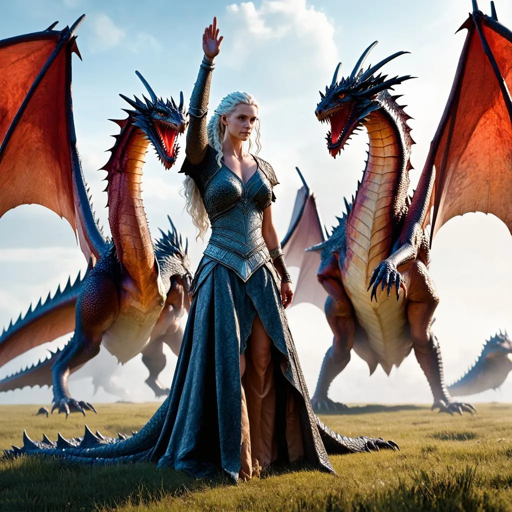 Daenerys Targaryen và Rồng