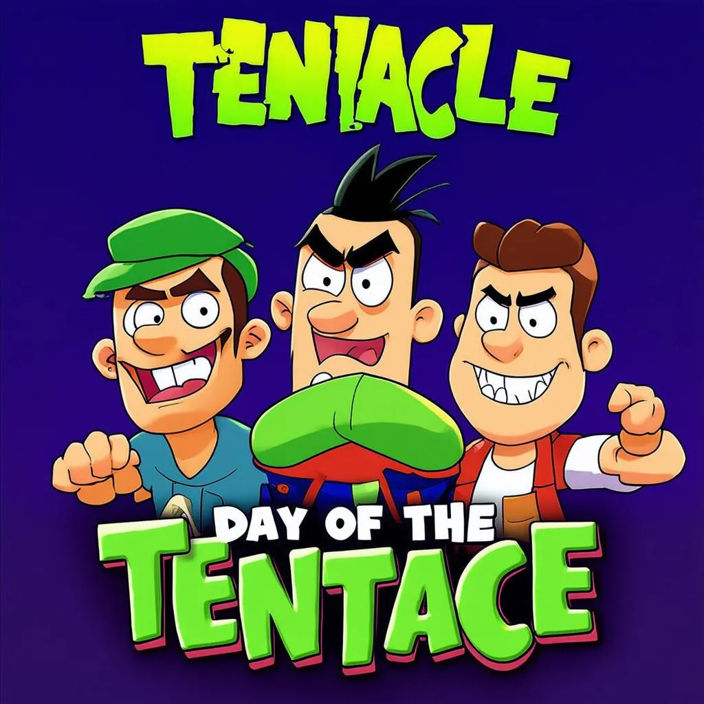 Poster game Day of the Tentacle