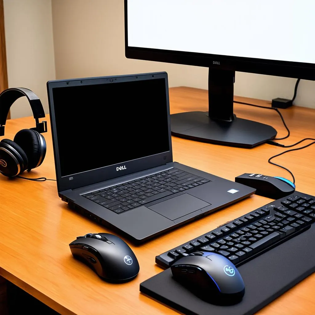 Laptop Dell Inspiron 7557 Gaming setup