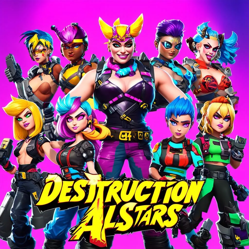 Destruction AllStars Characters