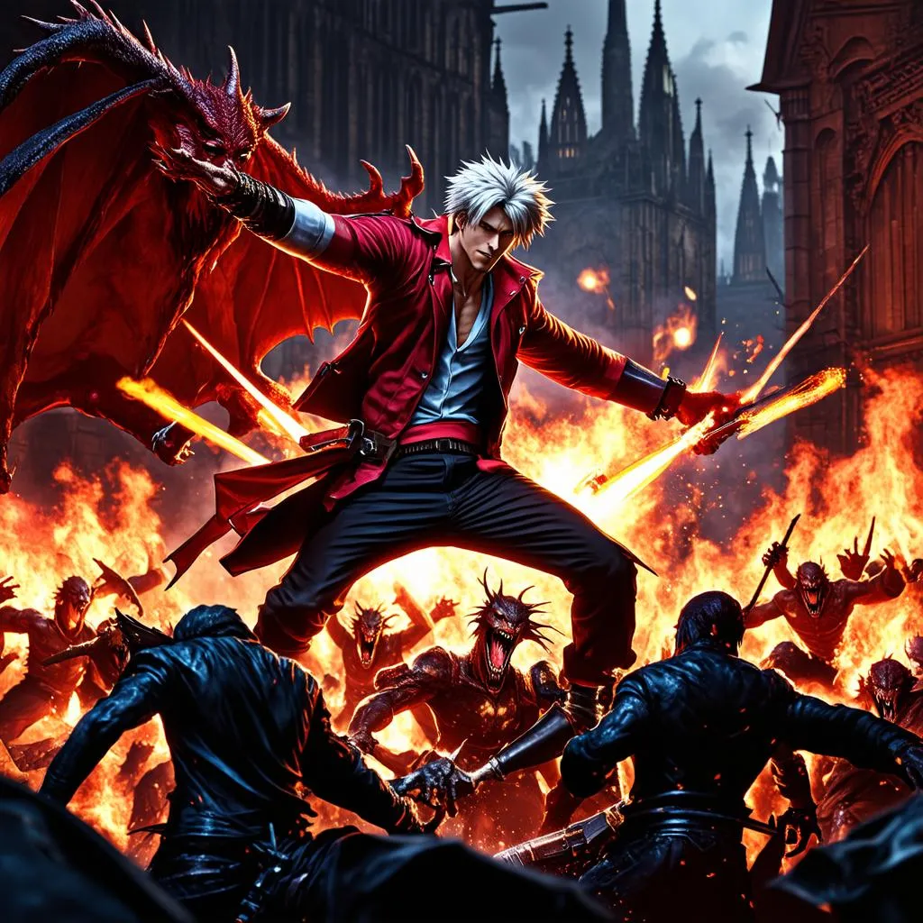 Devil May Cry Mobile chiến đấu