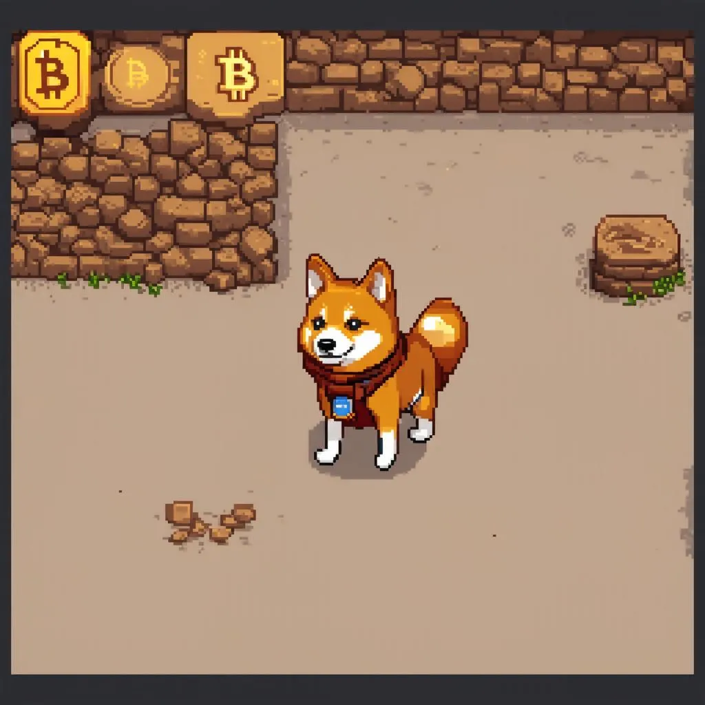 Giao diện game DogeMiner 2