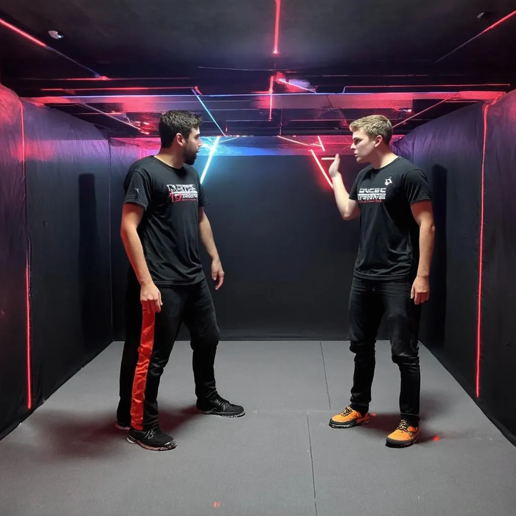 Đội bạn laser game