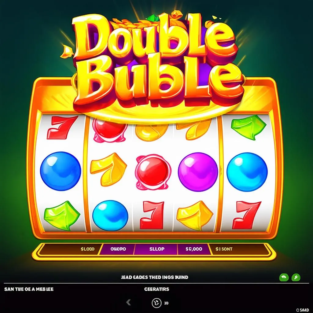 Giao diện Double Bubble Slot Game