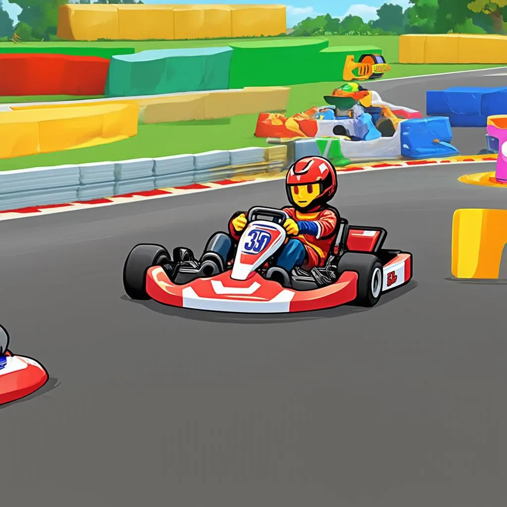 Game đua xe kart vui vẻ