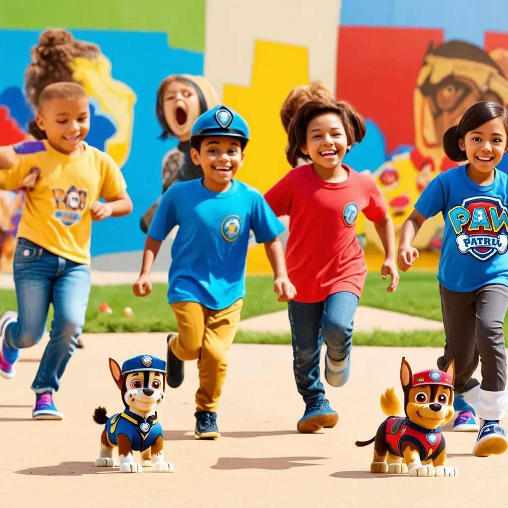 Paw Patrol đuổi bắt