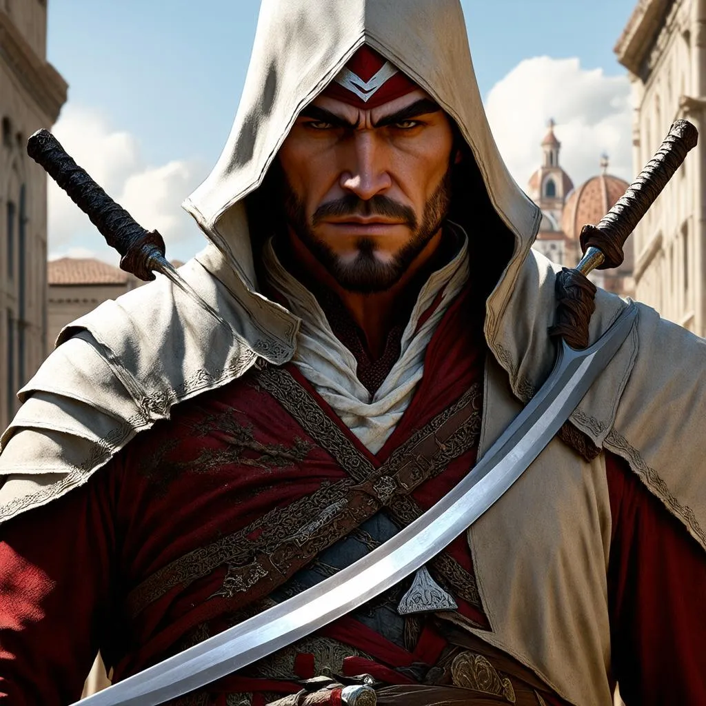 Ezio Auditore da Firenze trong game Assassin's Creed II