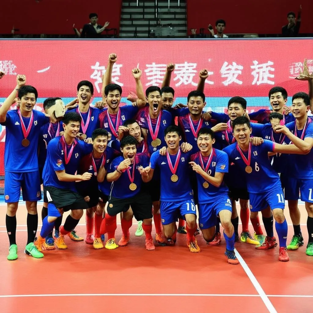 Futsal nam Việt Nam giành Huy chương Vàng