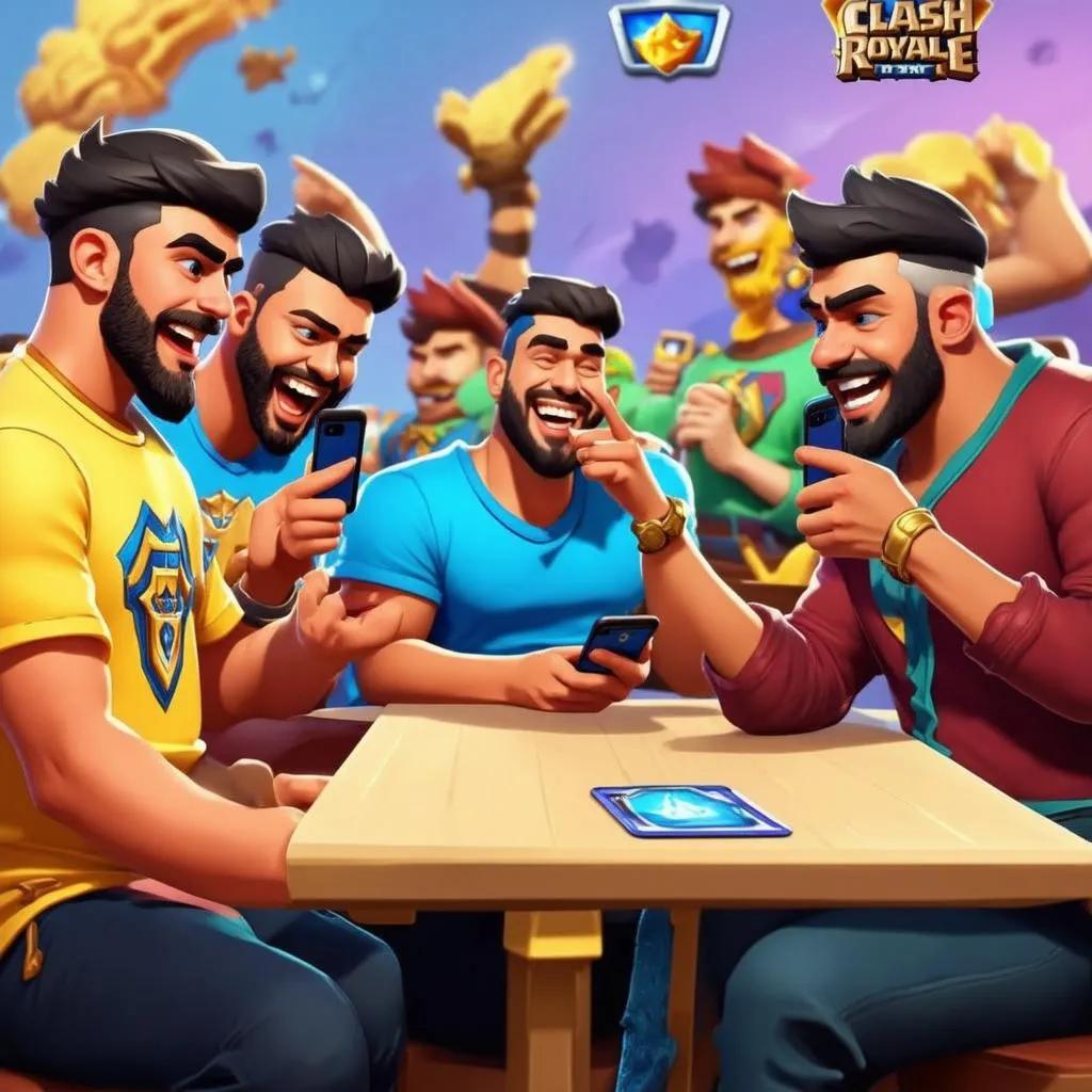 Game 2 người chơi qua wifi: Clash Royale