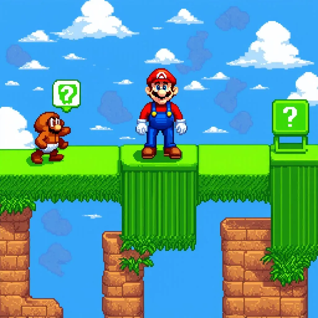 Game 8-bit Mario