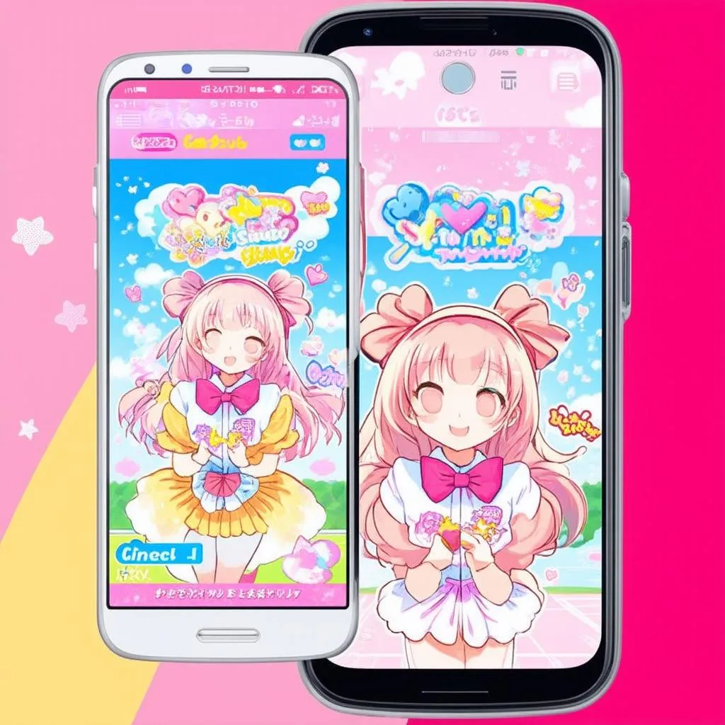 Game Aikatsu trên điện thoại