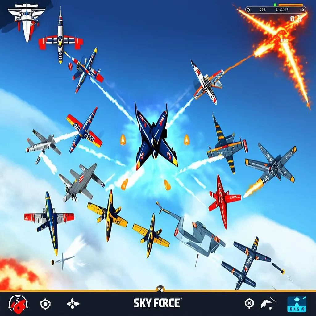 Classic shoot 'em up game