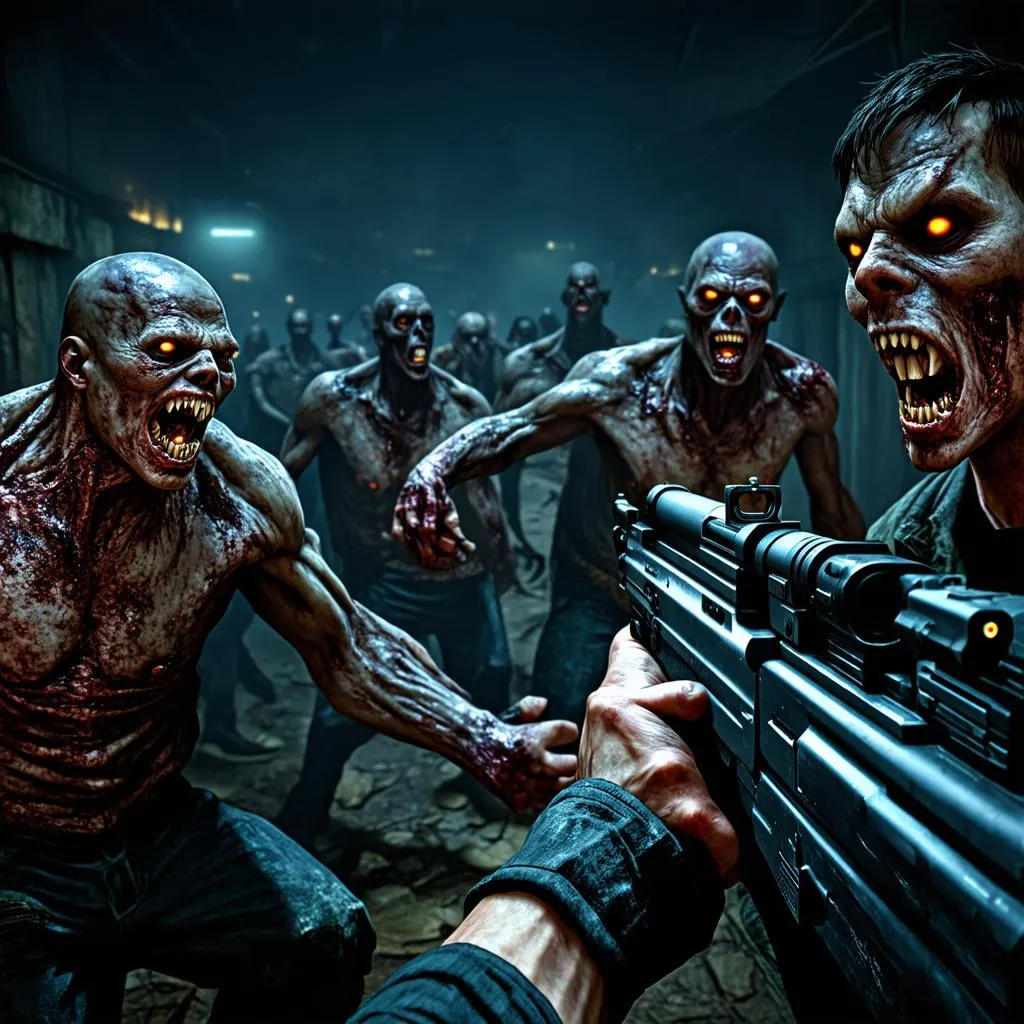 Game bắn súng kinh dị zombie