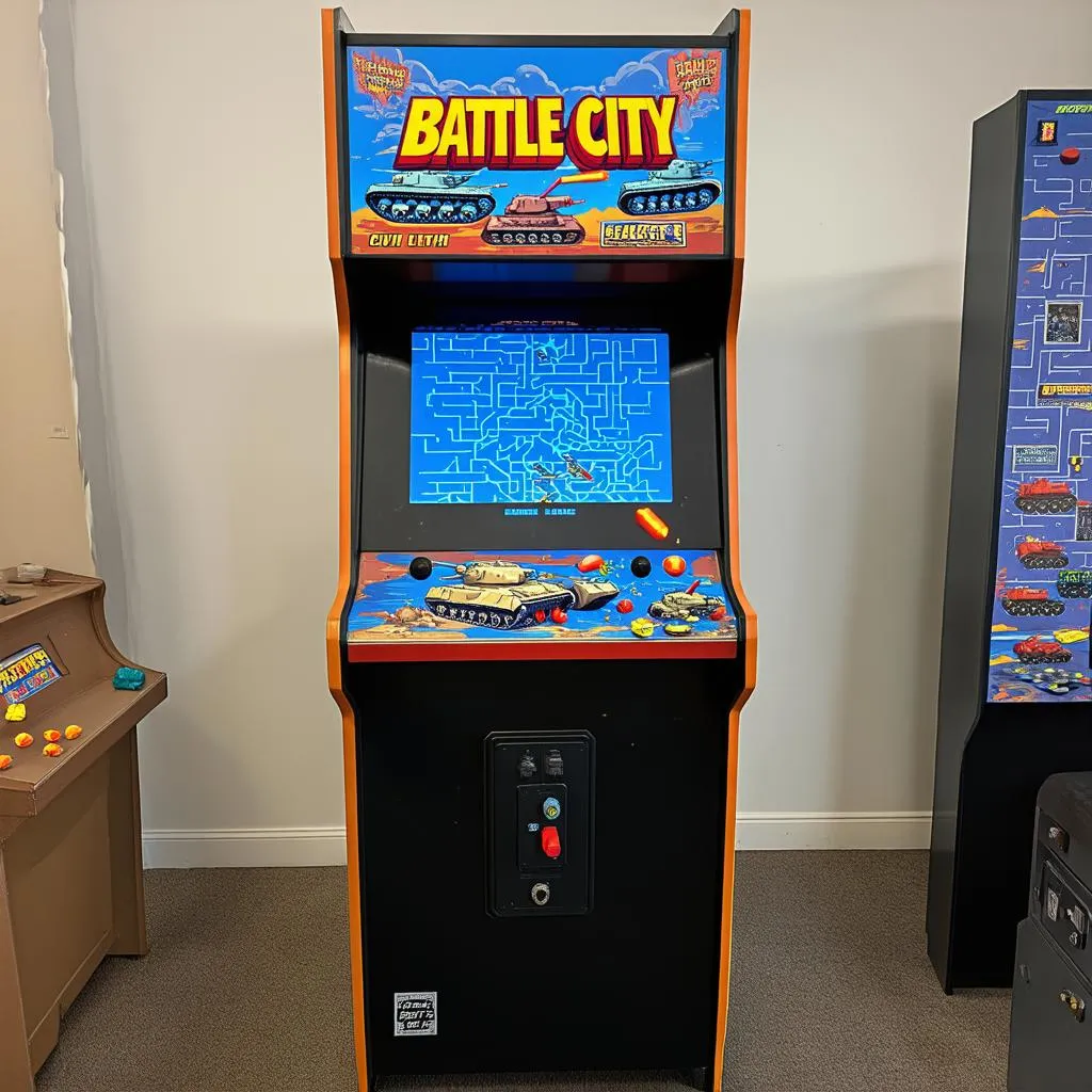 game battle city màn hình arcade