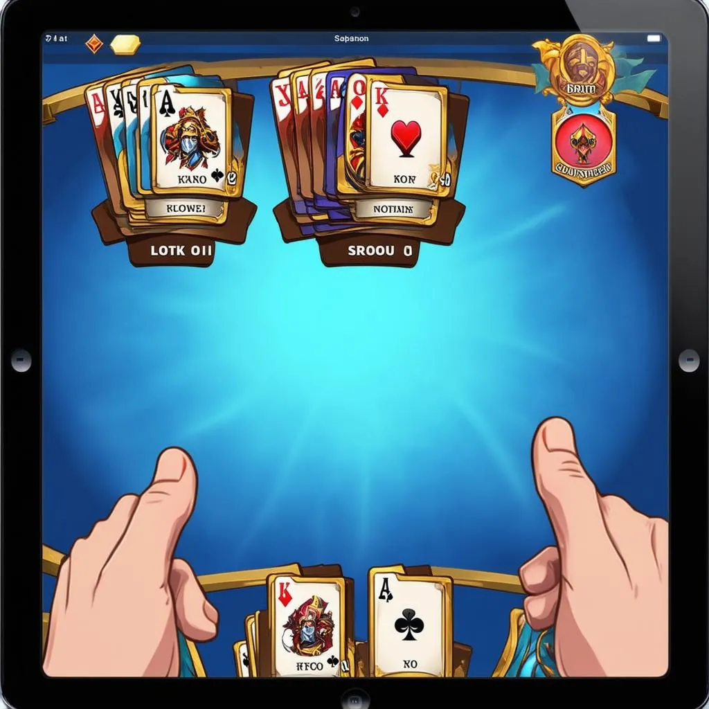 Card battle game on iOS