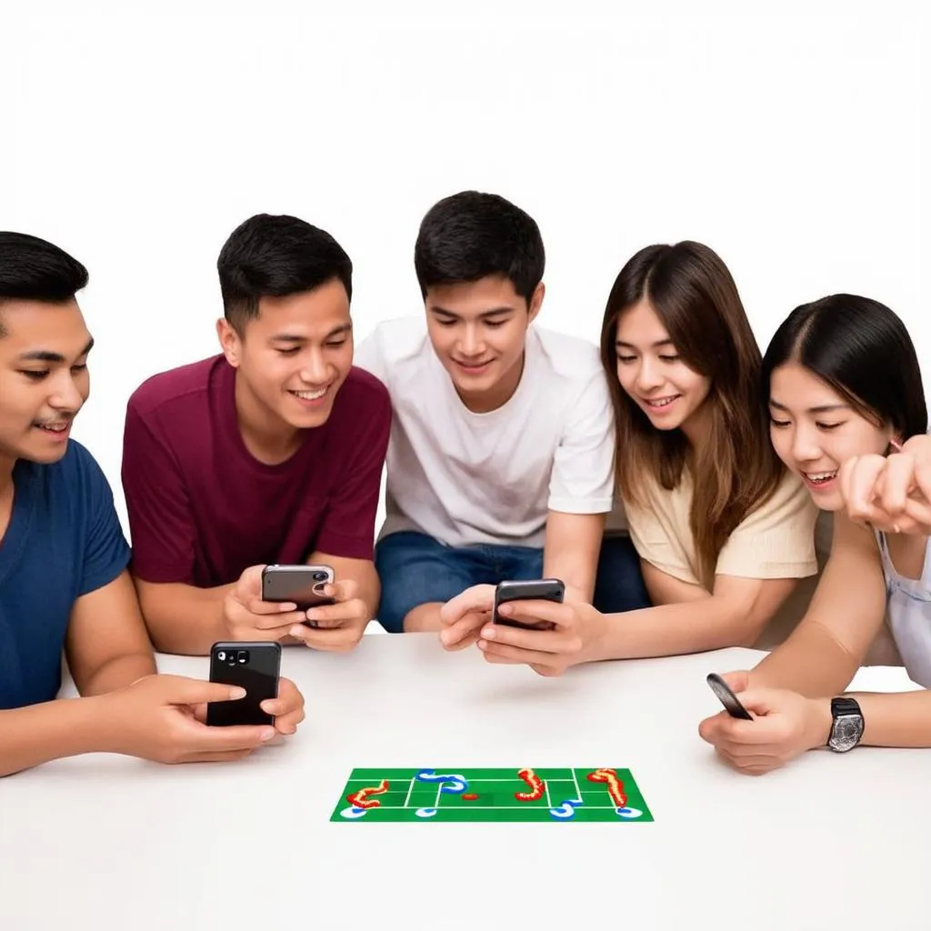 Chơi game con giun online với bạn bè