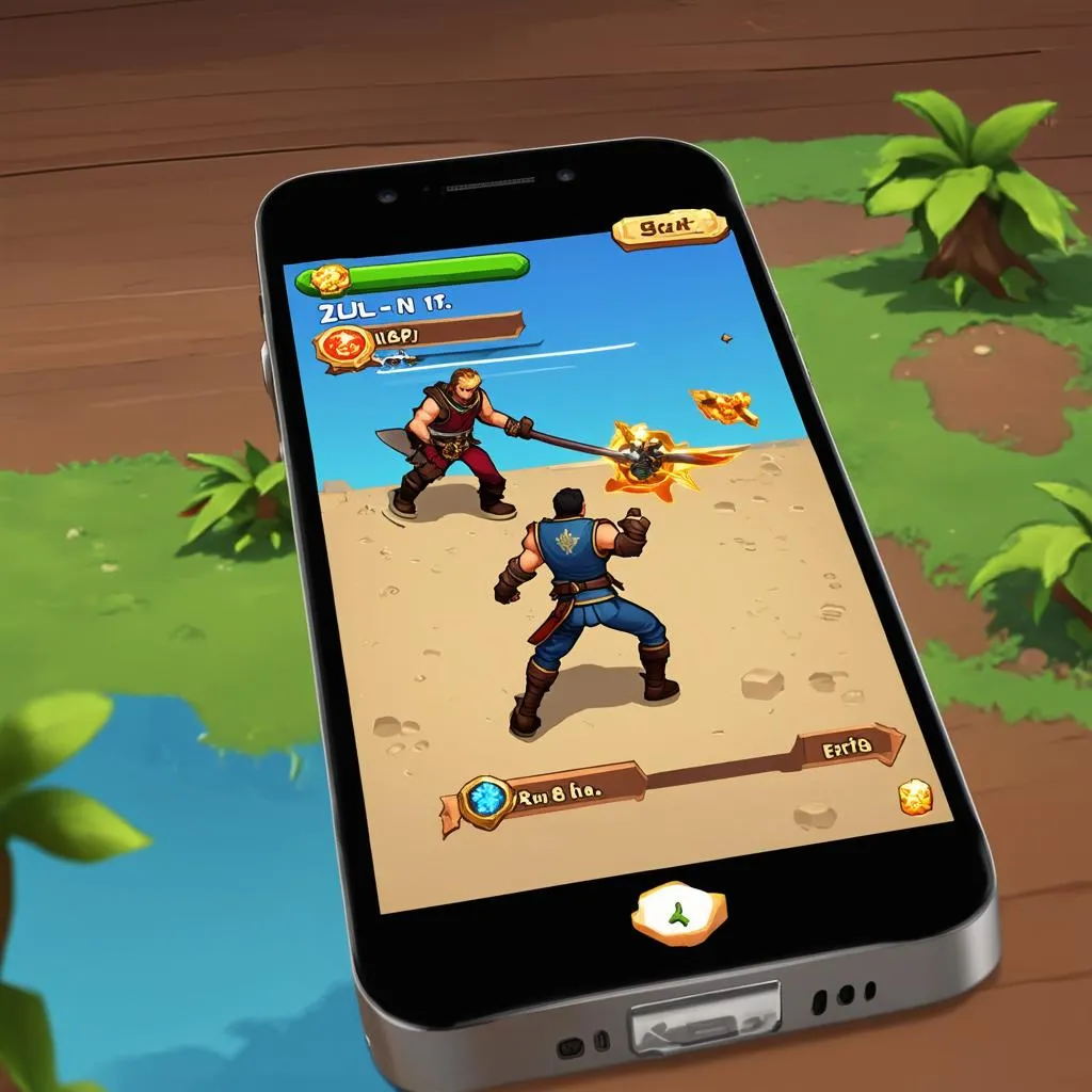 Hình ảnh minh họa game đánh theo lượt Android