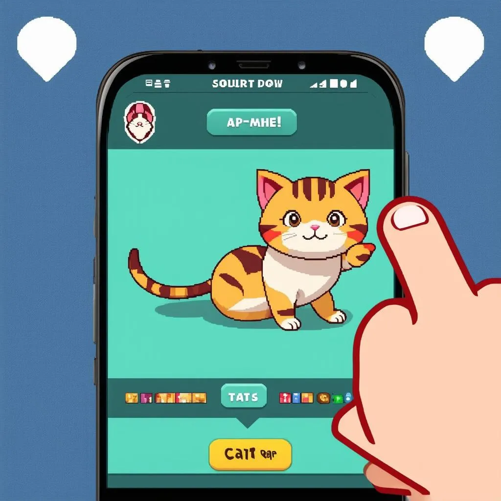 Chơi game đập chuột trên điện thoại