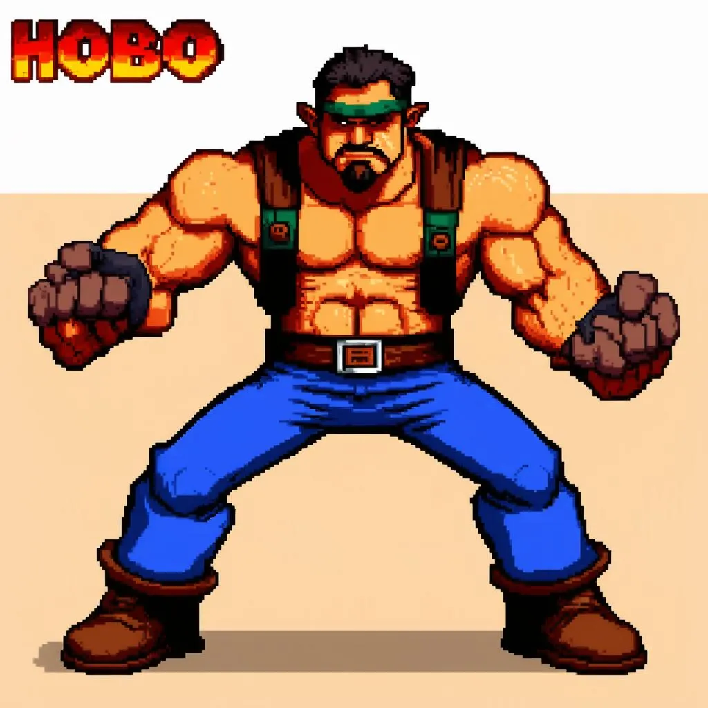 Game hobo giống với streets of rage 4