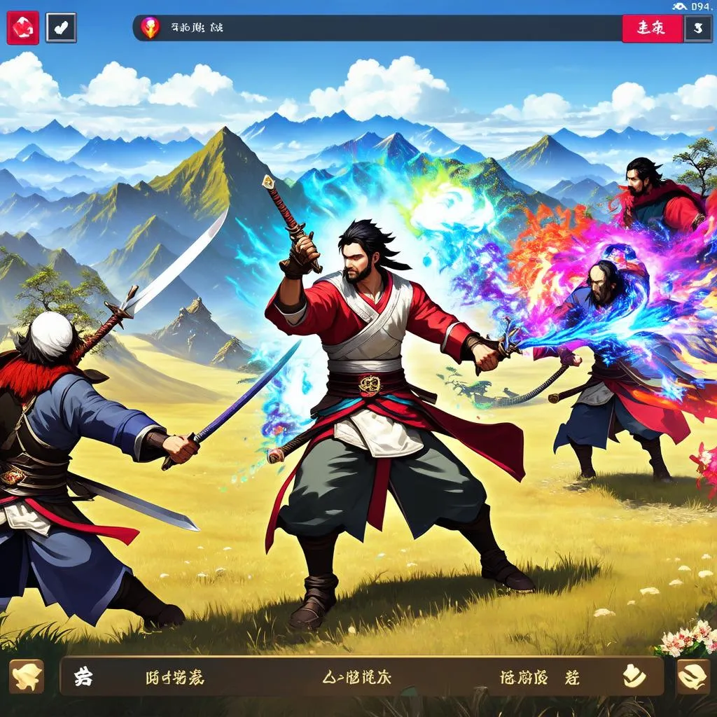 Game kiếm hiệp mobile đông người chơi