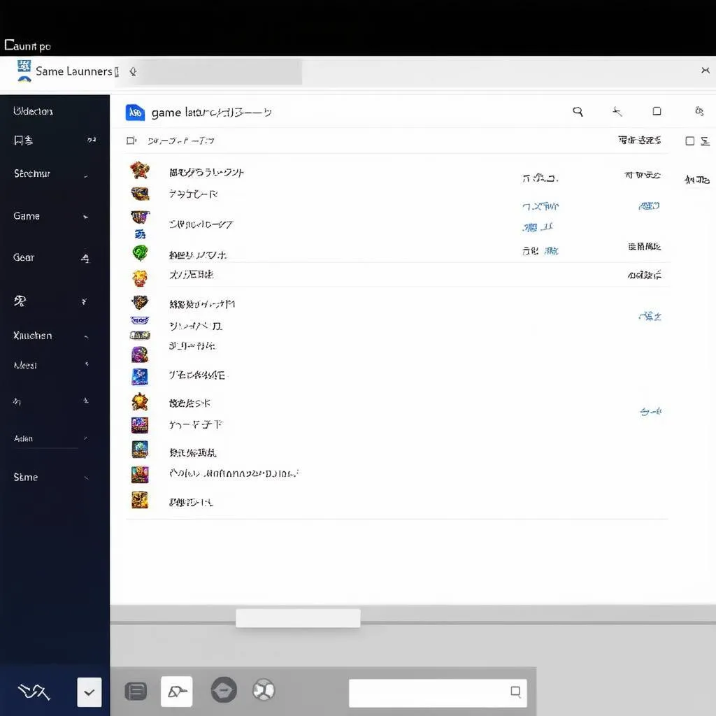 Danh Sách Game Launcher