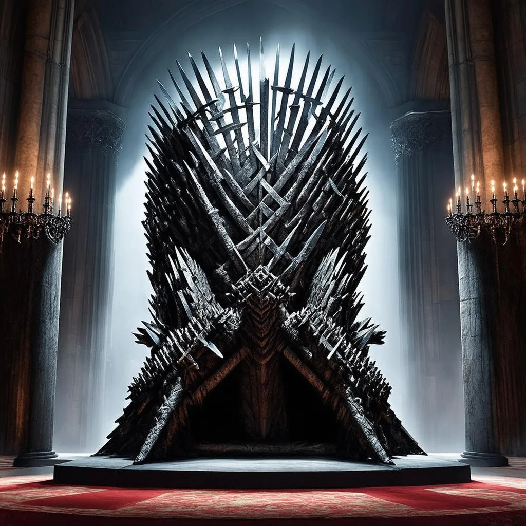 Hình ảnh Chiếc ngai sắt trong Game of Thrones