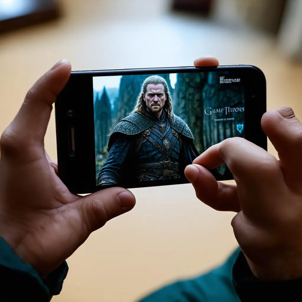 Game of Thrones Juego on Mobile Phone