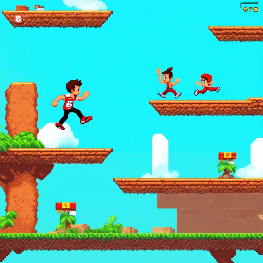 Game Parkour 2 Người Trên Mobile