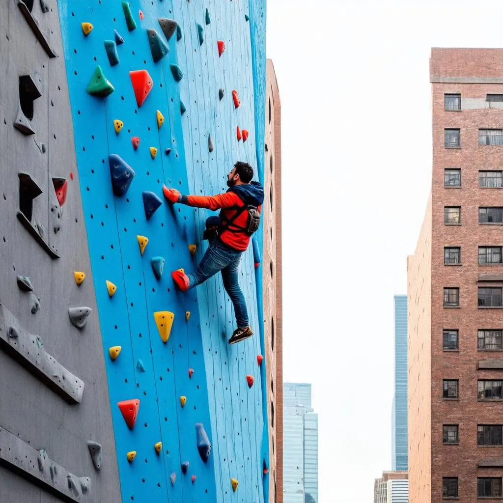 Game parkour Y8 nhân vật leo trèo