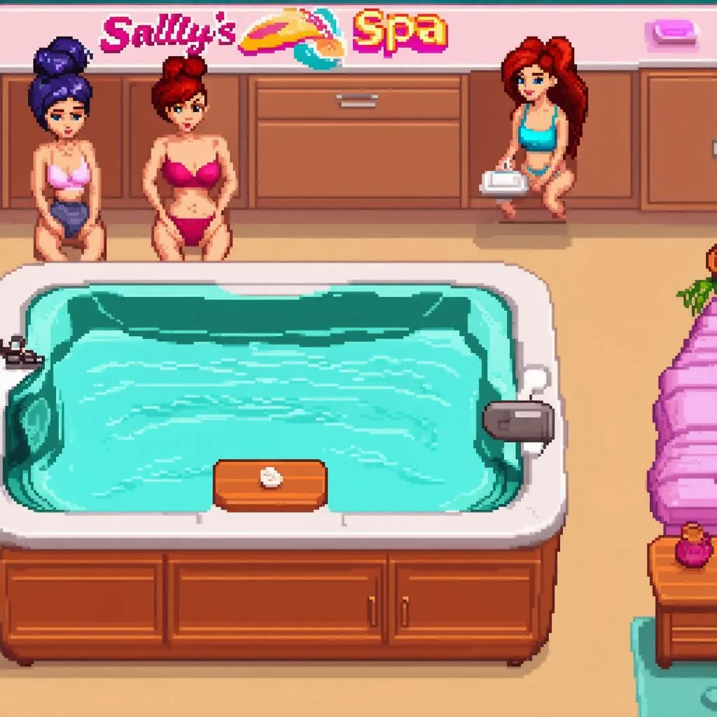 Sally's Spa Gameplay