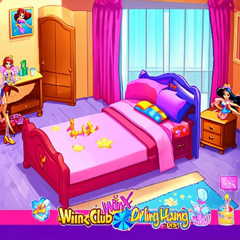 Game sắp xếp nhà của Winx