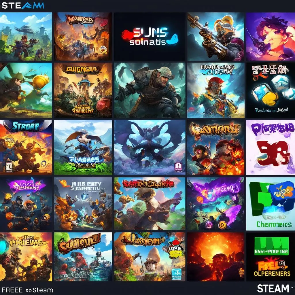 Game Steam Free đa dạng