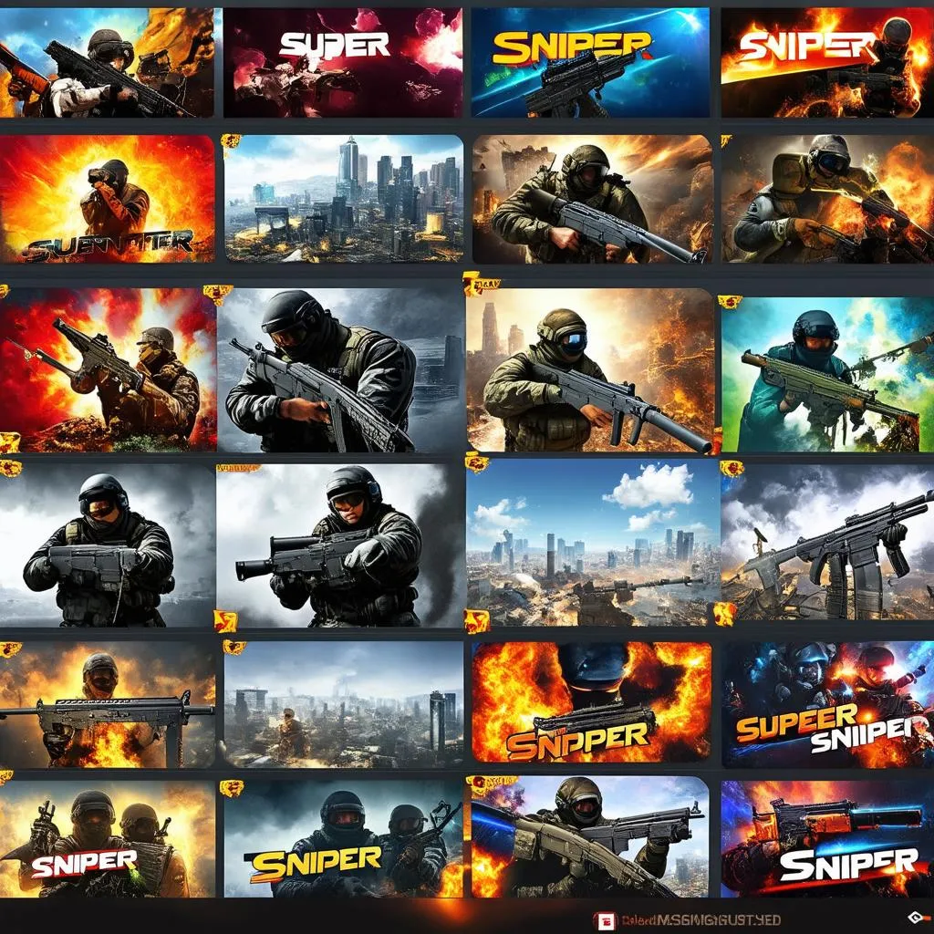 Bộ sưu tập game Super Sniper