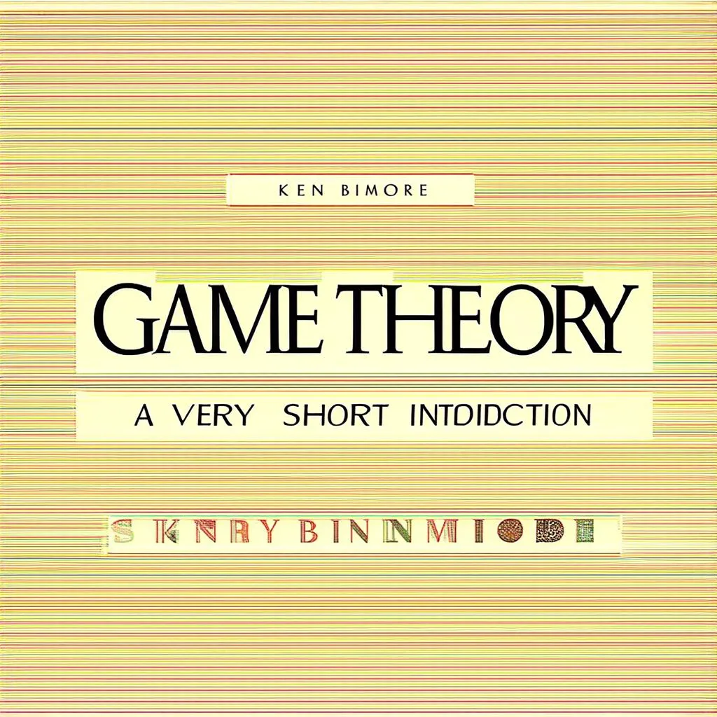 Bìa cuốn sách &quot;Game Theory: A Very Short Introduction&quot;