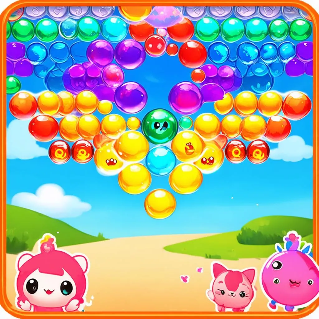 Game thổi bong bóng vui nhộn