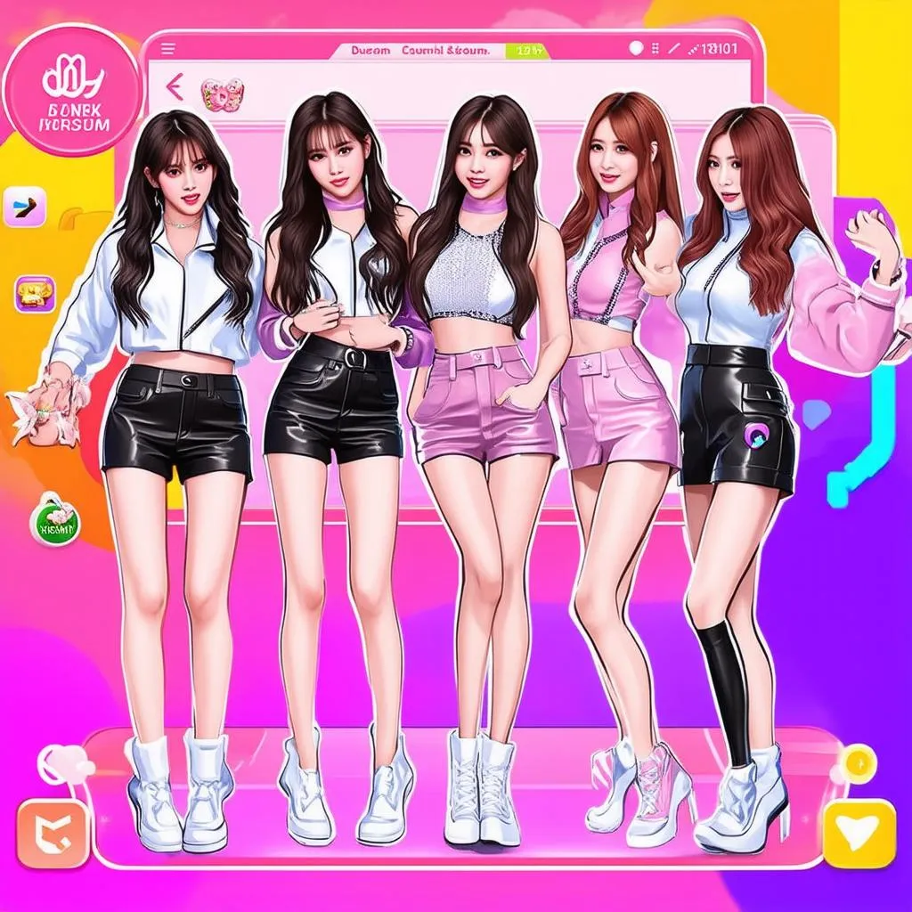 Game thời trang Blackpink