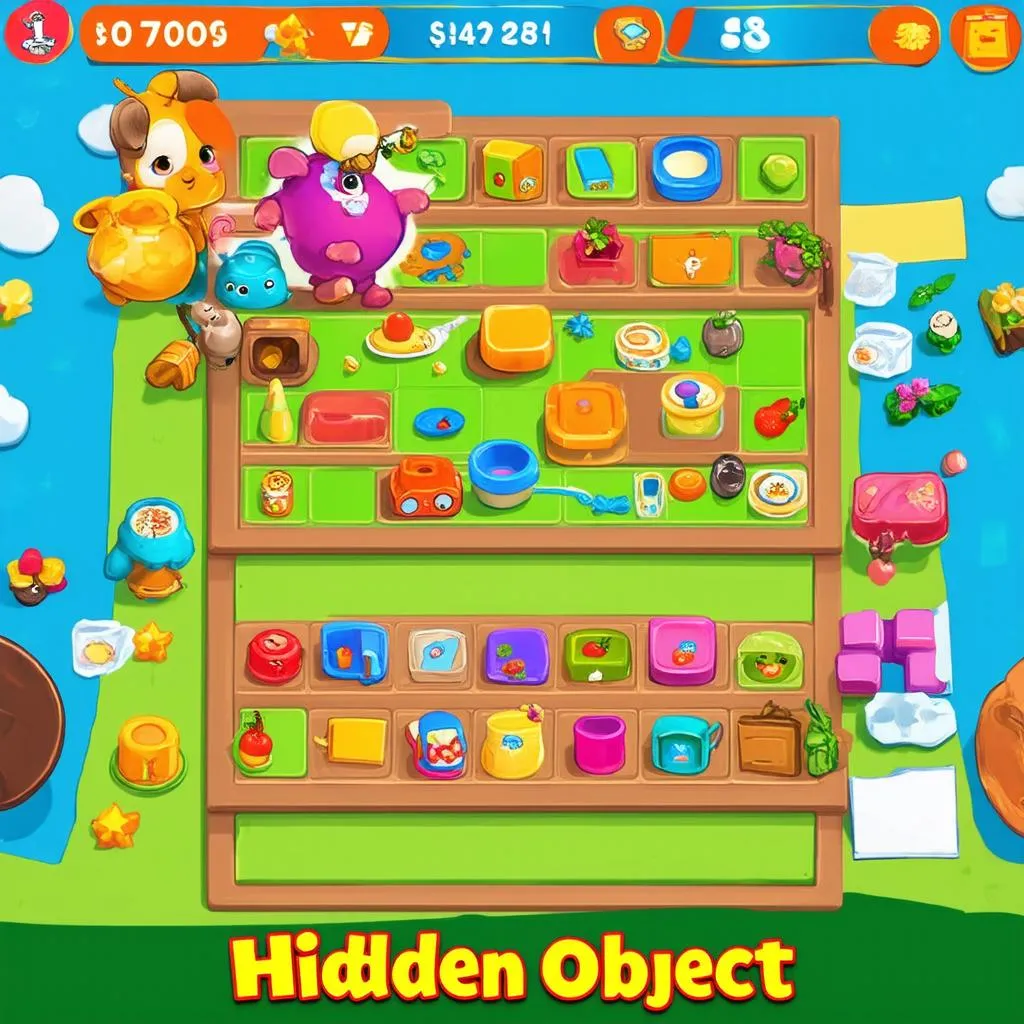 Hidden object game for kids