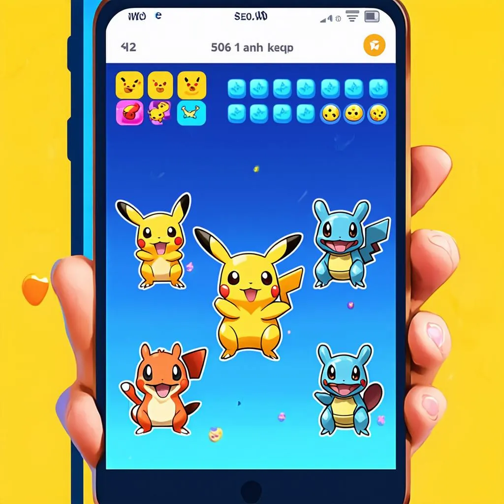 Game tìm hình giống nhau Pokemon