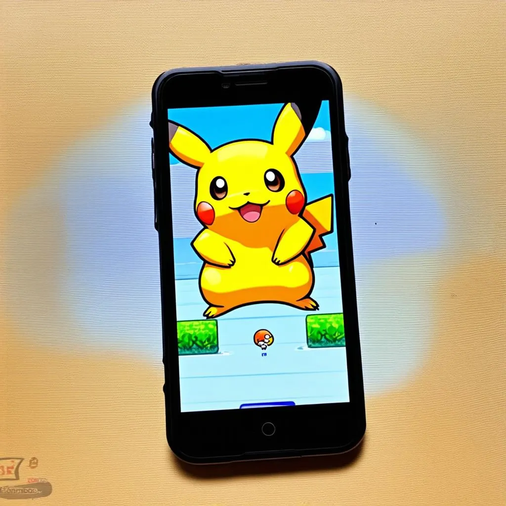 Game tìm kiếm Pikachu trên điện thoại