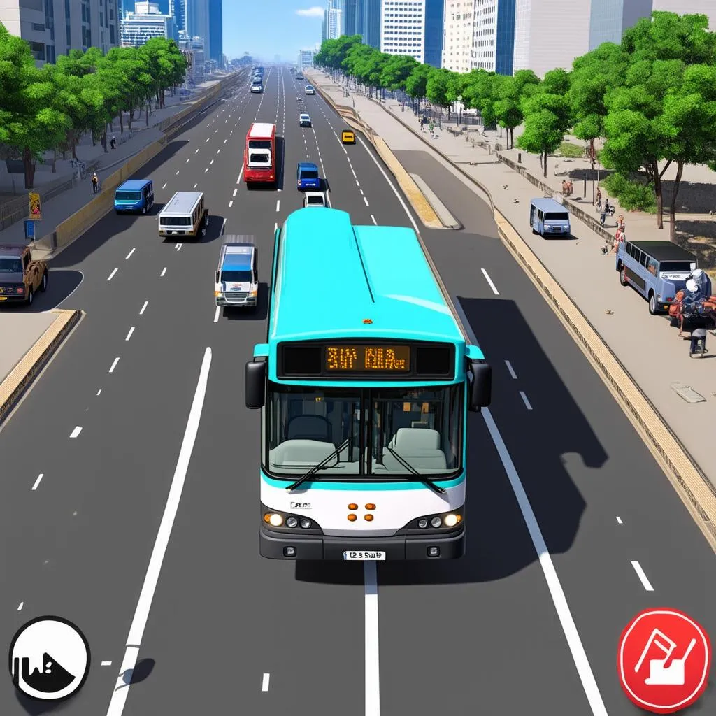 Modern bus game