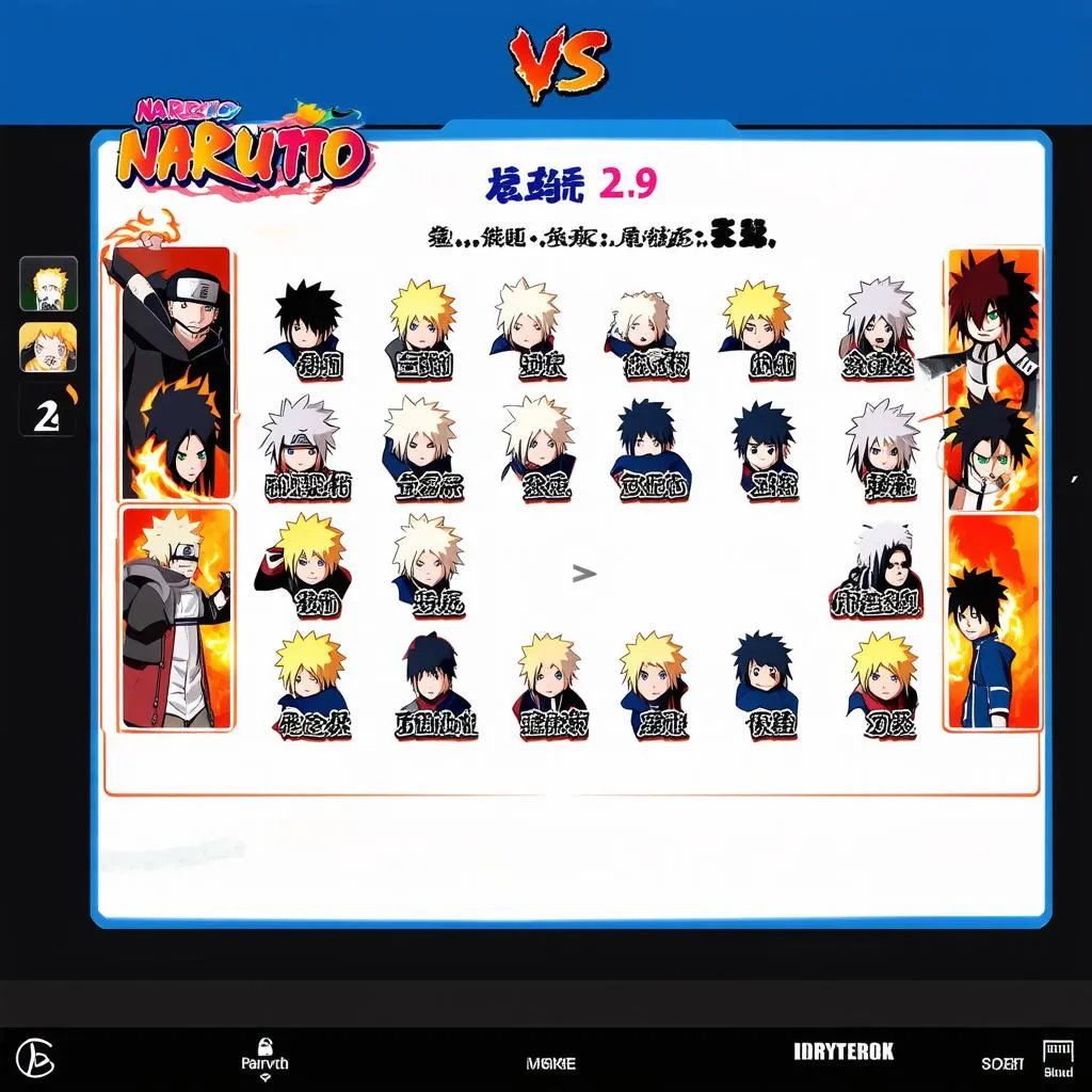 Gameplay Naruto vs Bleach