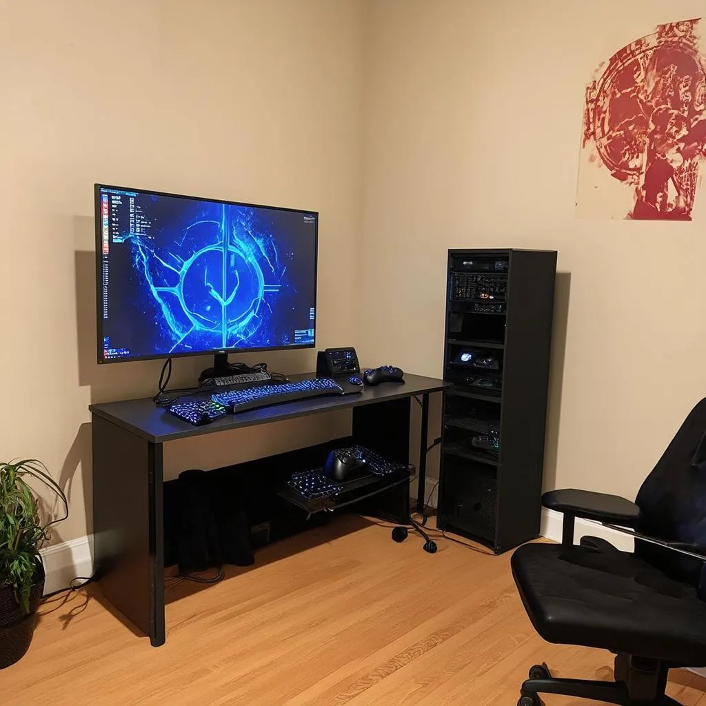 Gaming Setup in Southeast Corner