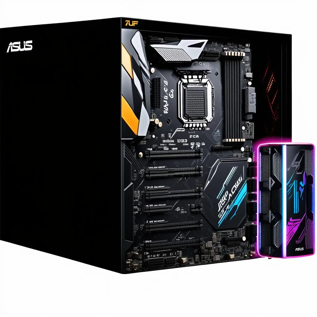 Bộ máy tính chơi game với Asus TUF B360M-E Gaming